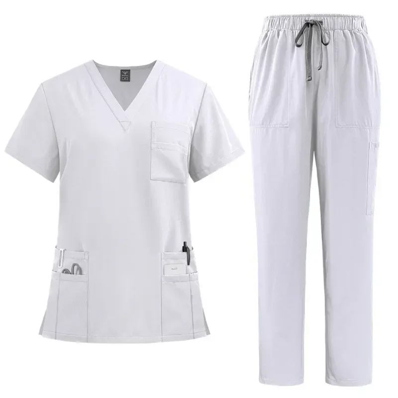Medical Lab Uniform - Classic New Nurse Scrubs Set Men