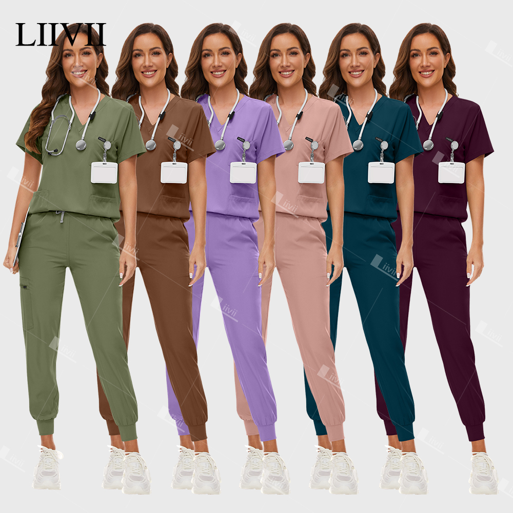 Medical Lab Uniform - Fashion Surgical Uniforms Medical Scrub Set