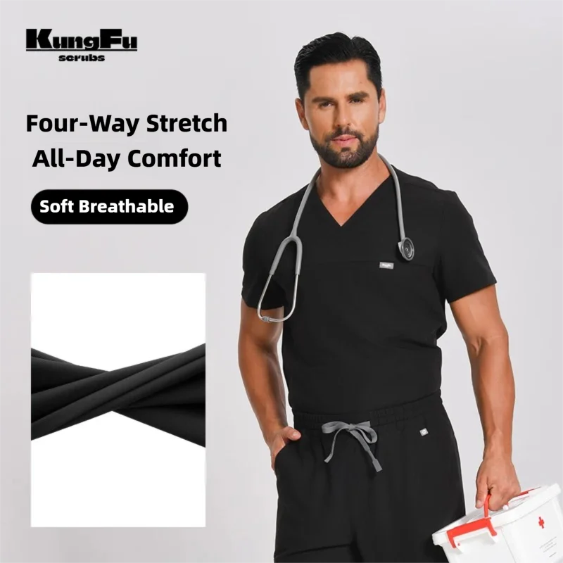 KUNGFU SCRUBS Men Surgical Uni - Medical Lab Uniform recensione e prezzo