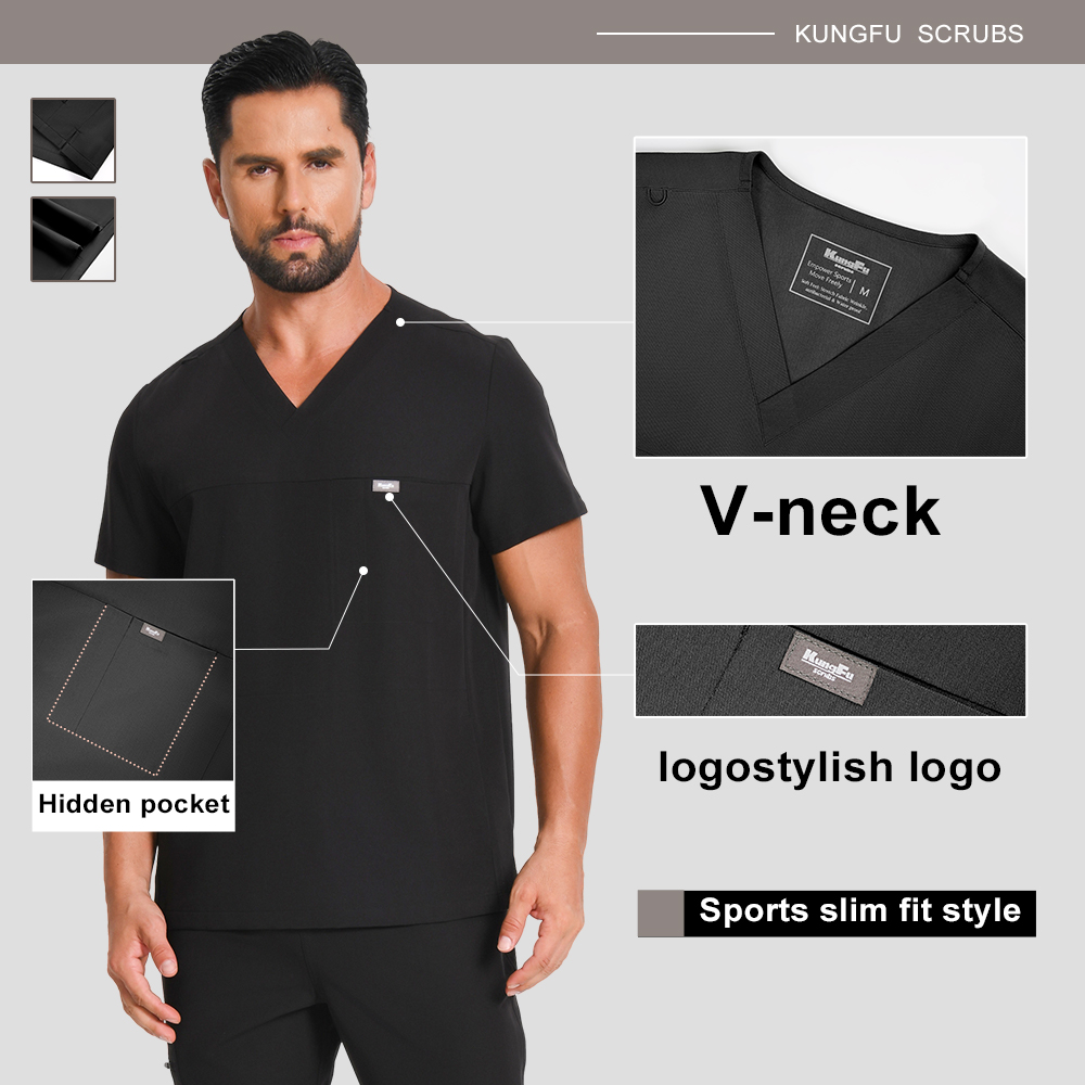 KUNGFU SCRUBS Men Surgical Uni - Medical Lab Uniform recensione e prezzo