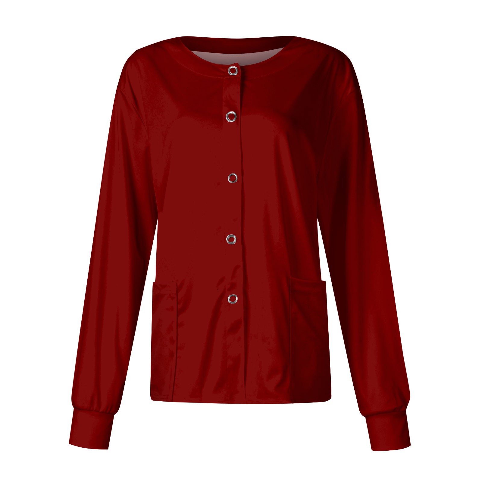 Women Long Sleeve Pocket Worki - Medical Lab Uniform recensione e prezzo