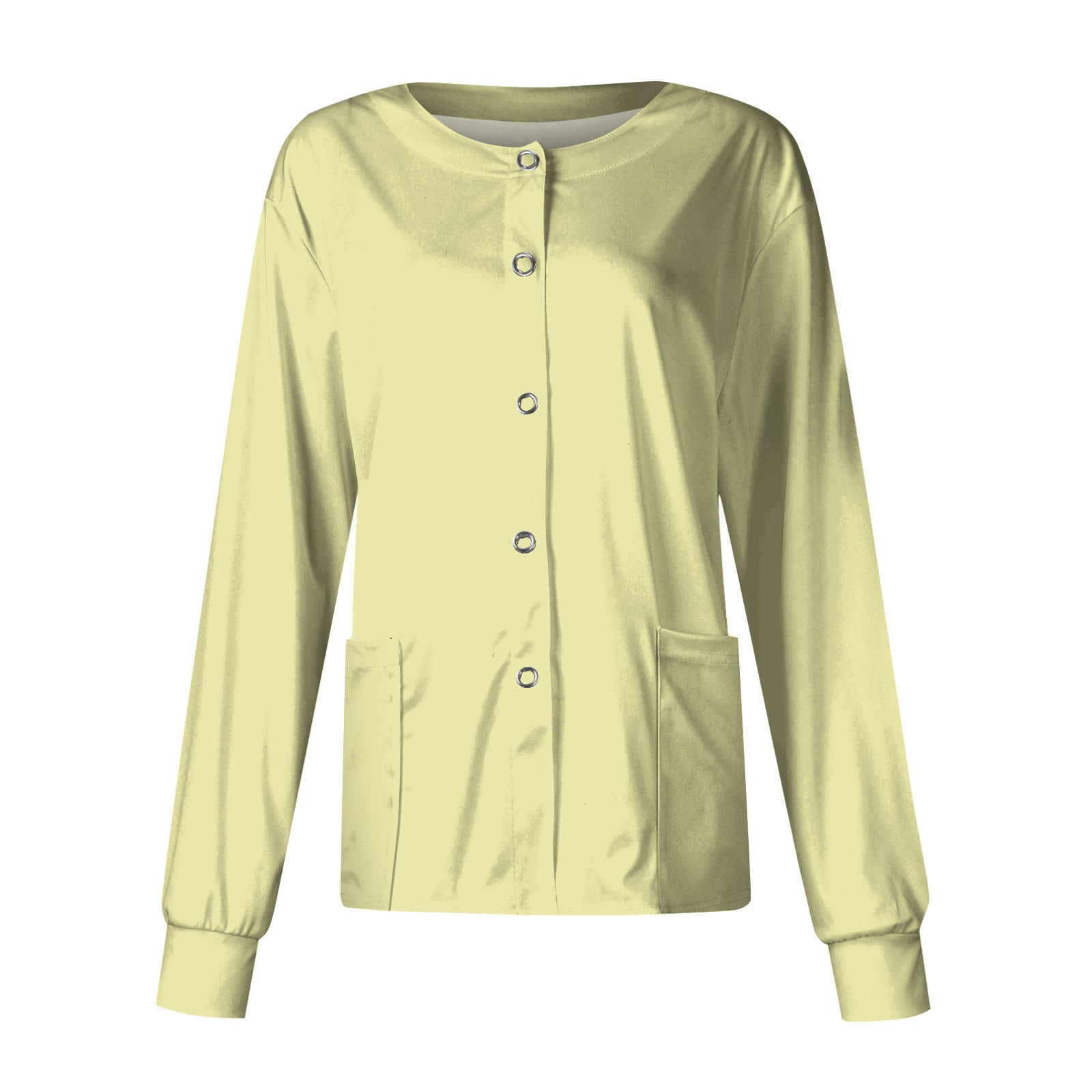 Women Long Sleeve Pocket Worki - Medical Lab Uniform recensione e prezzo