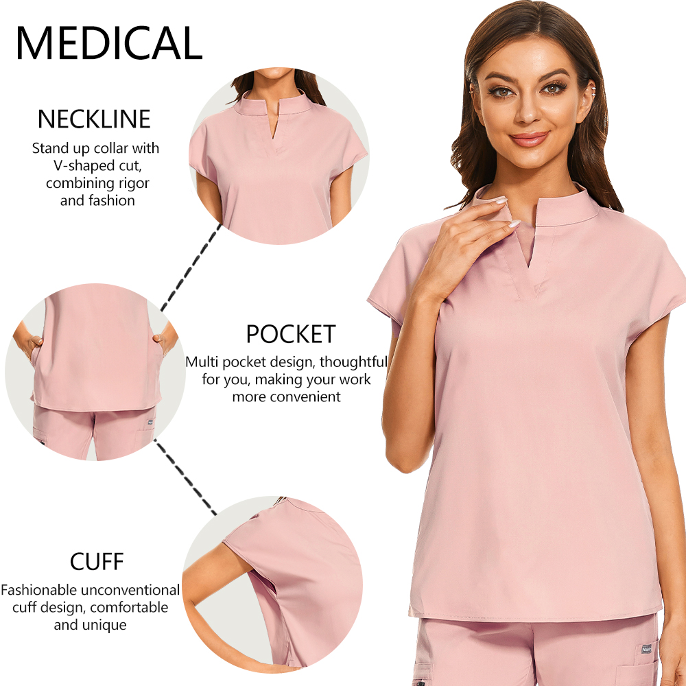 Plus Size Scrubs Set Women Med - Medical Lab Uniform recensione e prezzo