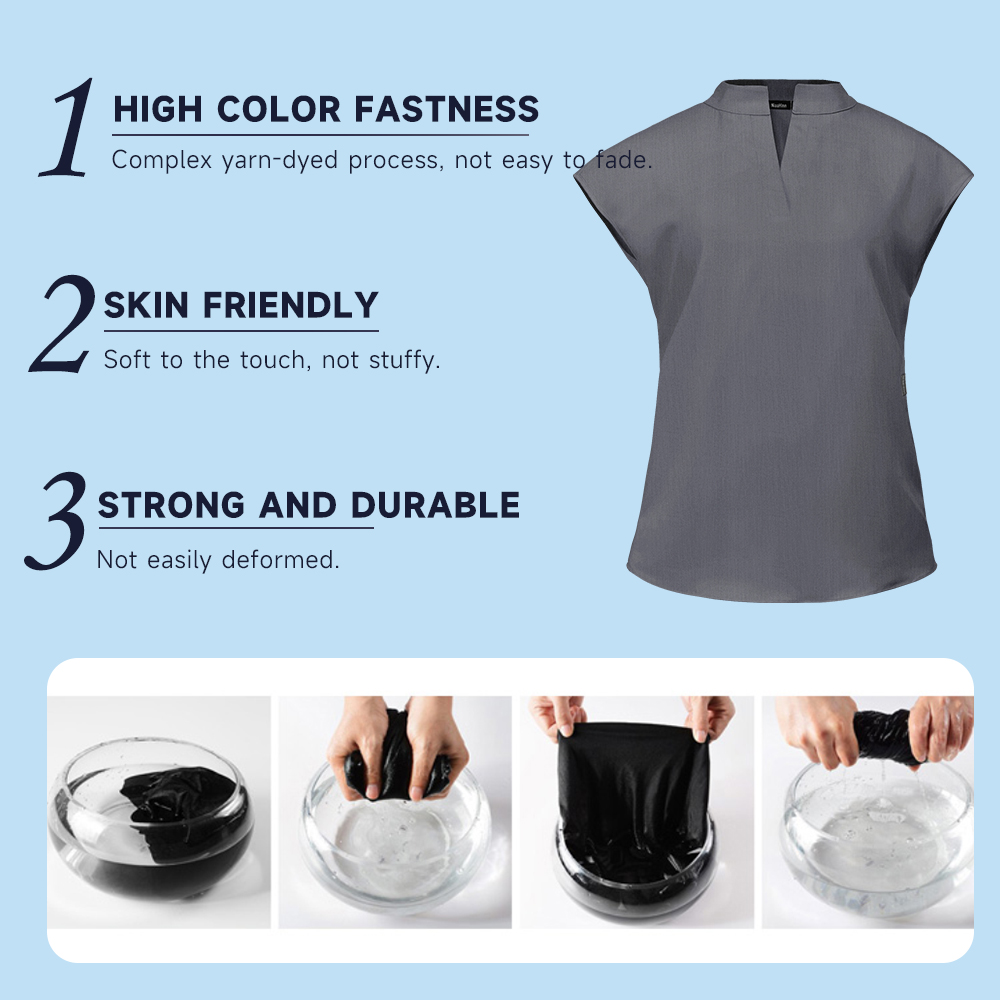 Fashion Stand Collar Scrubs To - Medical Lab Uniform recensione e prezzo