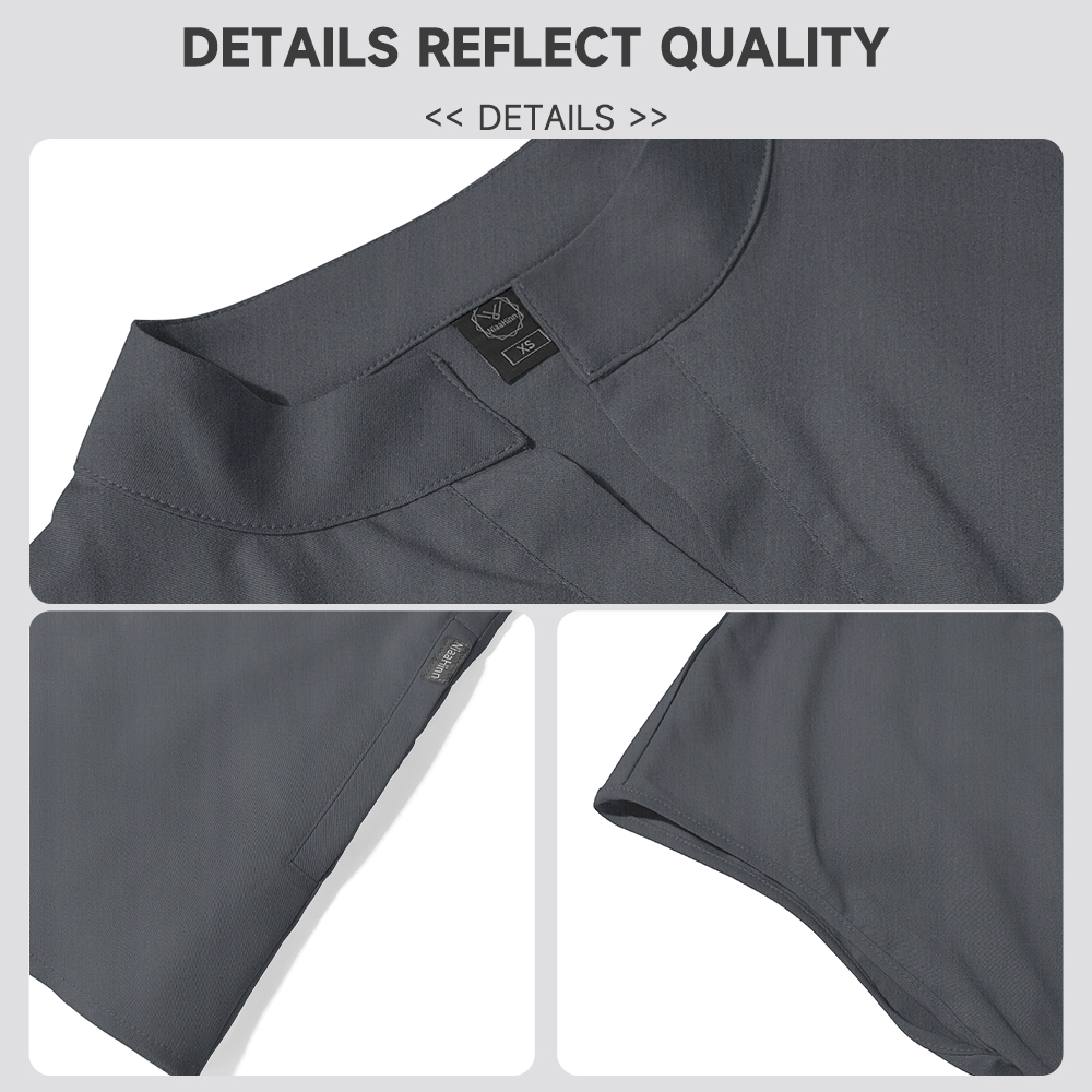 Fashion Stand Collar Scrubs To - Medical Lab Uniform recensione e prezzo