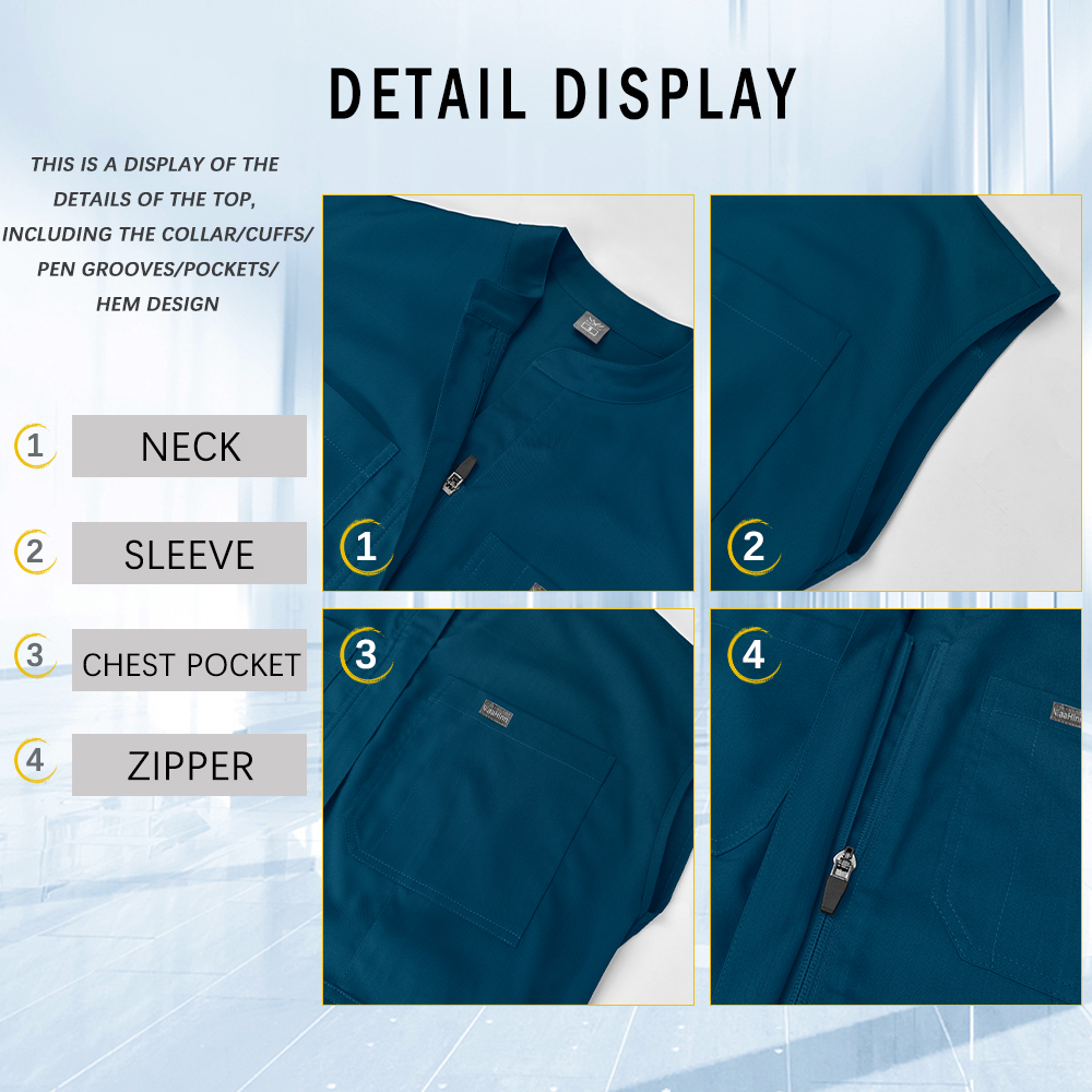 Short Sleeve Jumpsuits Dentist - Medical Lab Uniform recensione e prezzo