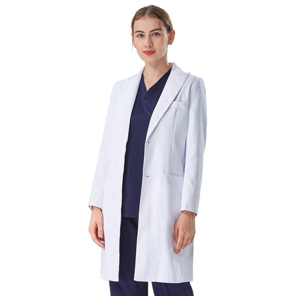 Thoughtful Lapel Collar White  - Medical Lab Uniform recensione e prezzo