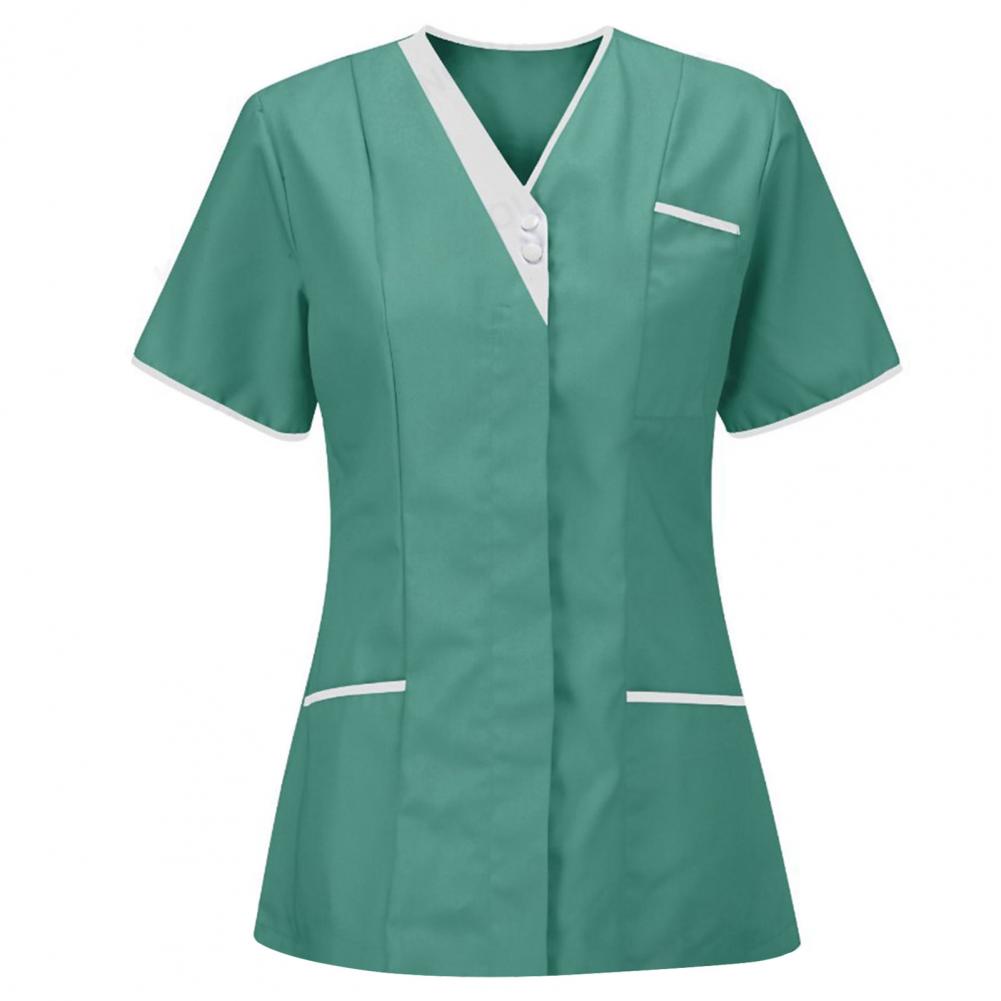 2025 V-neck Short Sleeve Tops  - Medical Lab Uniform recensione e prezzo